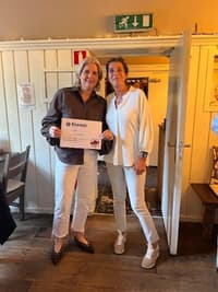 uitreiking cheque